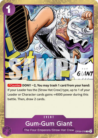 Gum-Gum Giant (Reprint) [Premium Booster -The Best- Vol. 2]