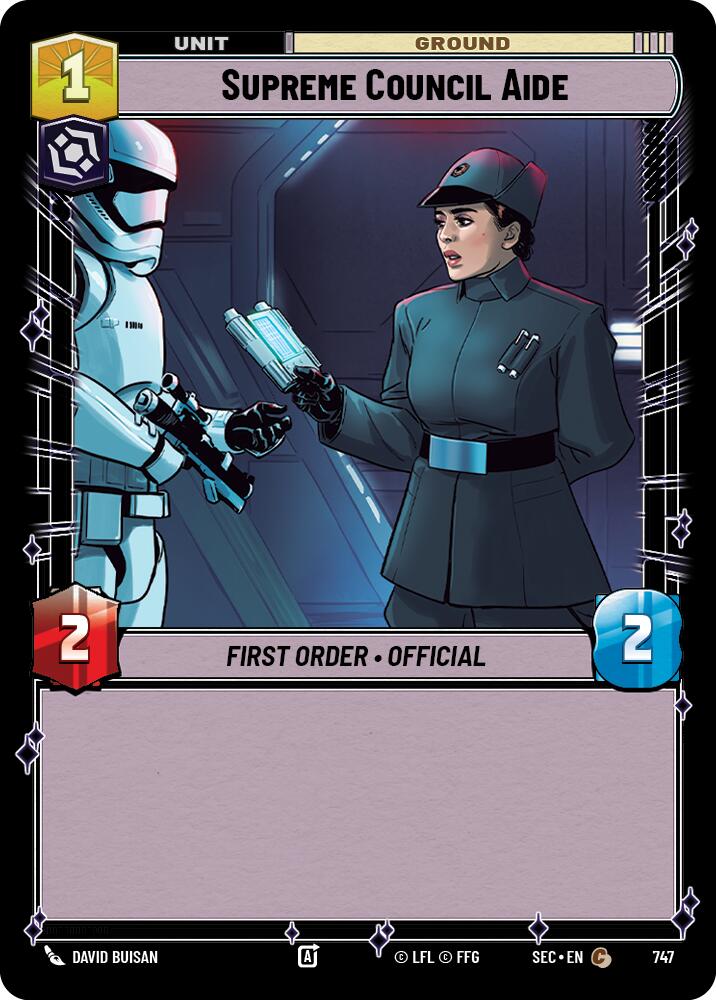 Supreme Council Aide (747) (Foil) (747) [Secrets of Power]