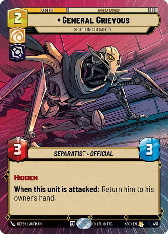 General Grievous - Scuttling to Safety (Hyperspace) (451) (451) [Secrets of Power]