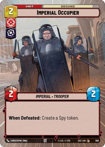 Imperial Occupier (888) (Hyperspace Foil) (888) [Secrets of Power]