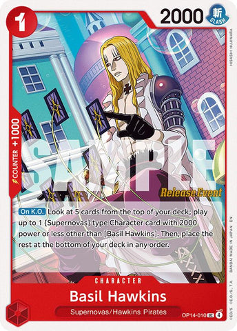 Basil Hawkins [The Azure Sea's Seven Release Event Cards]