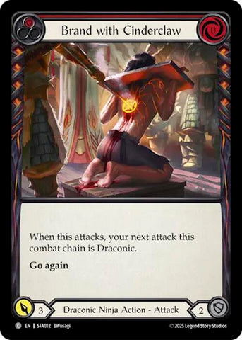 Brand with Cinderclaw (Red) (Regular) [SFA012] (Silver Age Chapter 2)