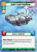 Jaunty Light Frieghter (649) (Hyperspace Foil) (649) [A Lawless Time]