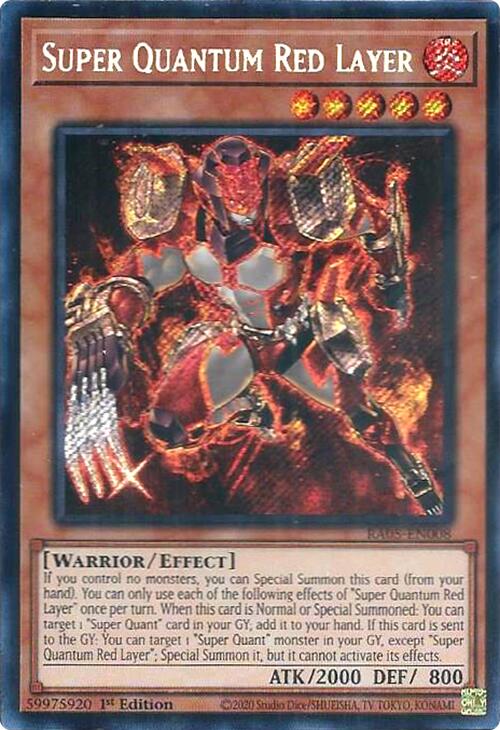 Super Quantum Red Layer (Secret Rare) [RA05-EN008] Secret Rare