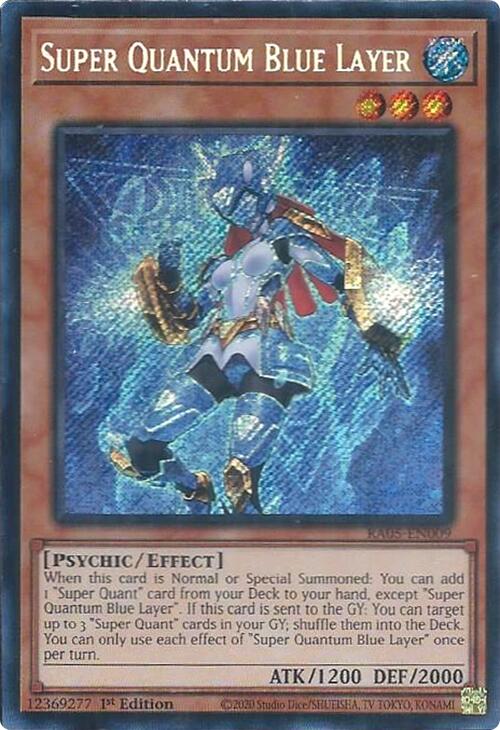 Super Quantum Blue Layer (Secret Rare) [RA05-EN009] Secret Rare