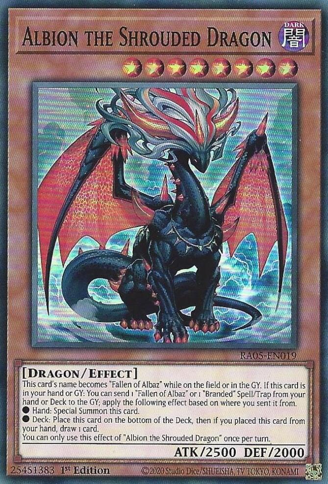 Albion the Shrouded Dragon [RA05-EN019] Super Rare
