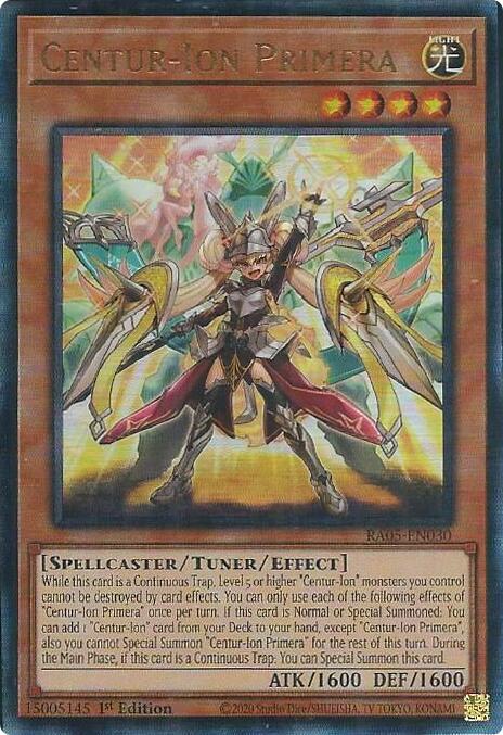 Centur-Ion Primera (Ultimate Rare) [RA05-EN030] Ultimate Rare
