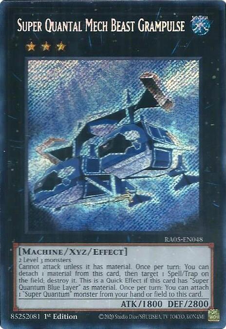 Super Quantal Mech Beast Grampulse (Secret Rare) [RA05-EN048] Secret Rare