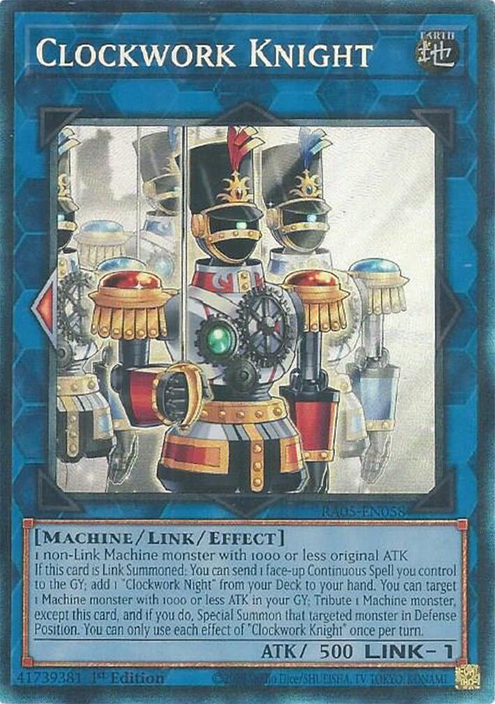 Clockwork Knight (Collector's Rare) [RA05-EN058] Collector's Rare