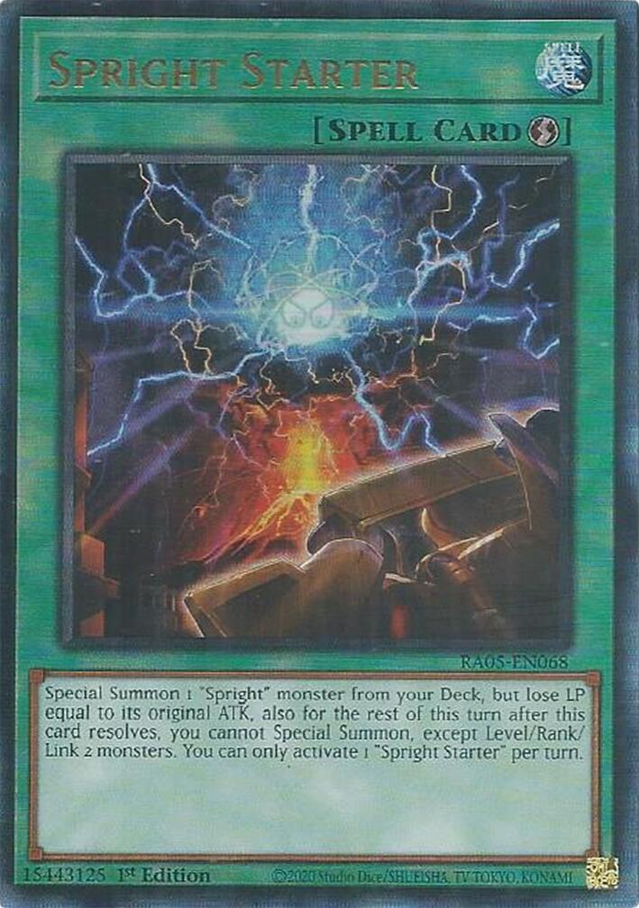 Spright Starter (Ultimate Rare) [RA05-EN068] Ultimate Rare