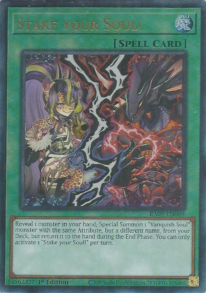 Stake your Soul! (Ultimate Rare) [RA05-EN069] Ultimate Rare
