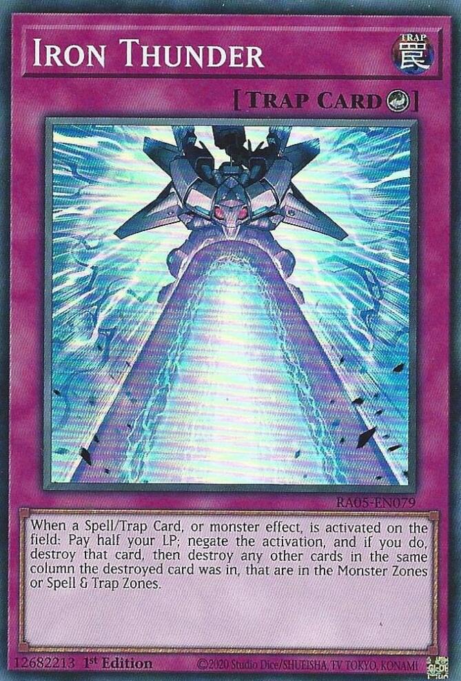 Iron Thunder [RA05-EN079] Super Rare