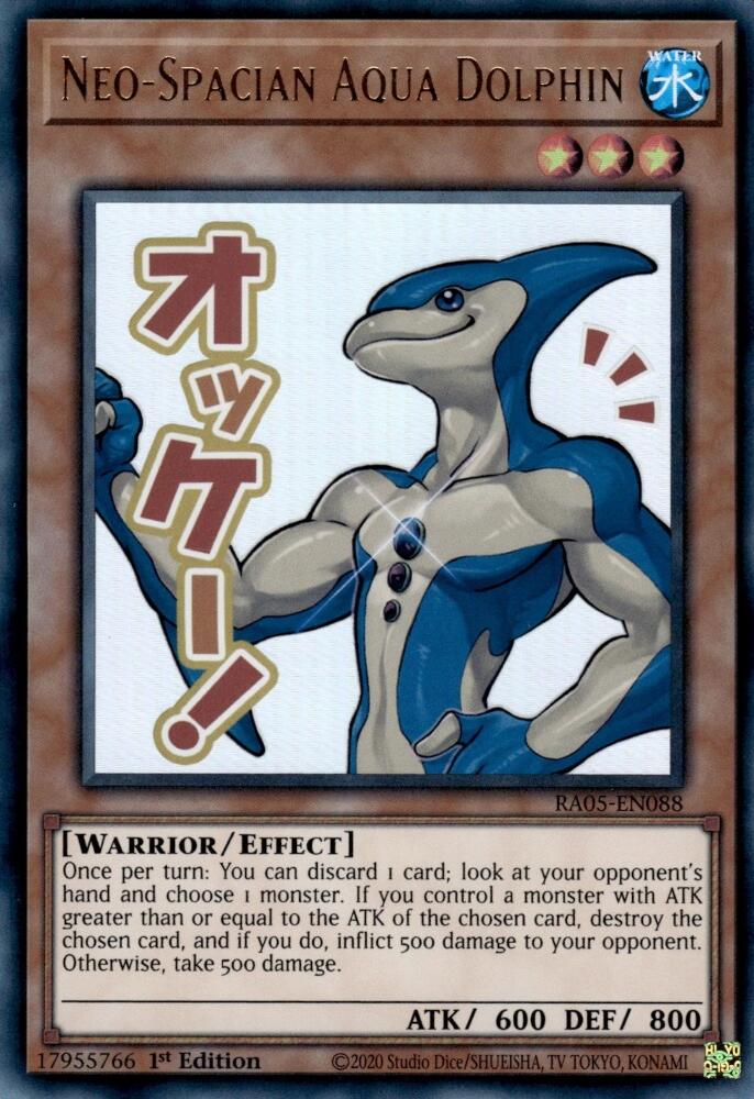 Neo-Spacian Aqua Dolphin [RA05-EN088] Ultra Rare