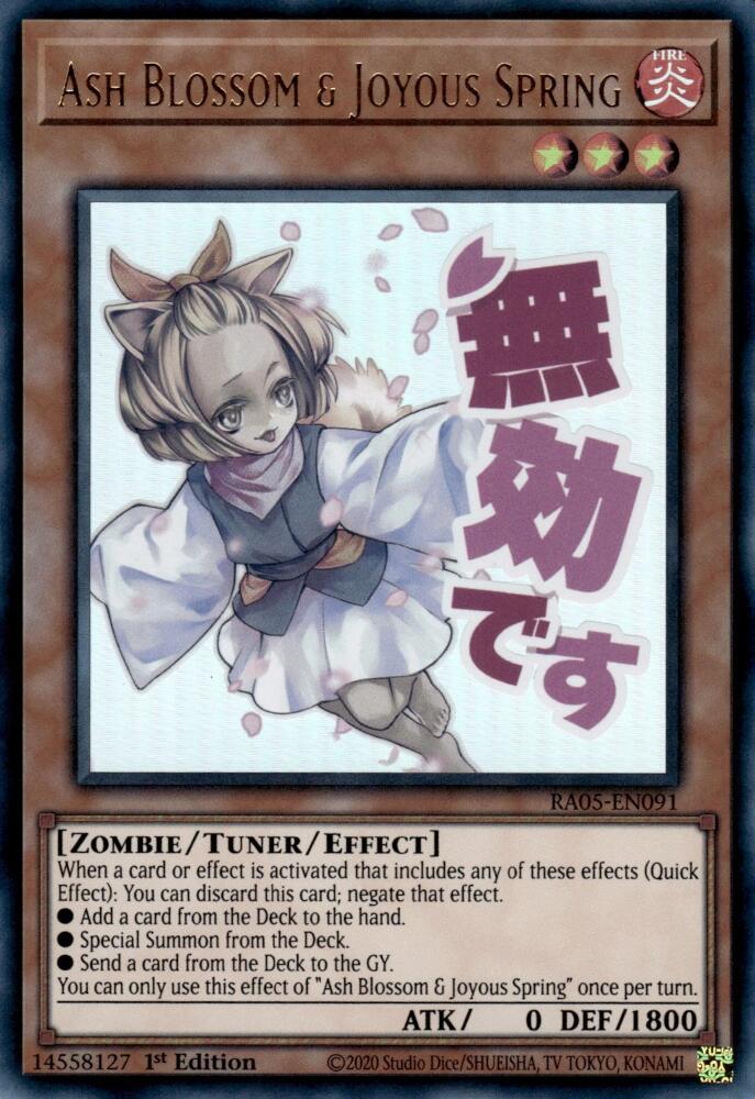 Ash Blossom & Joyous Spring [RA05-EN091] Ultra Rare