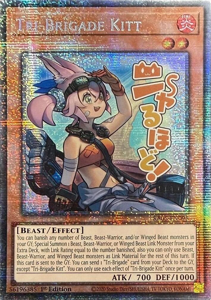 Tri-Brigade Kitt (Starlight Rare) [RA05-EN098] Starlight Rare