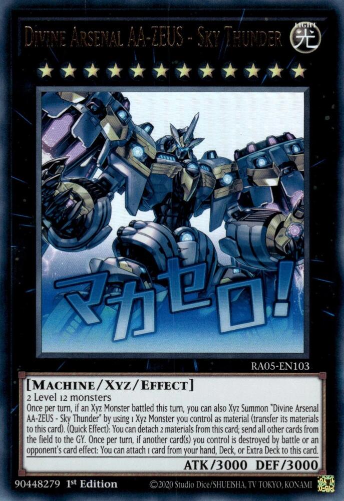 Divine Arsenal AA-ZEUS - Sky Thunder [RA05-EN103] Ultra Rare