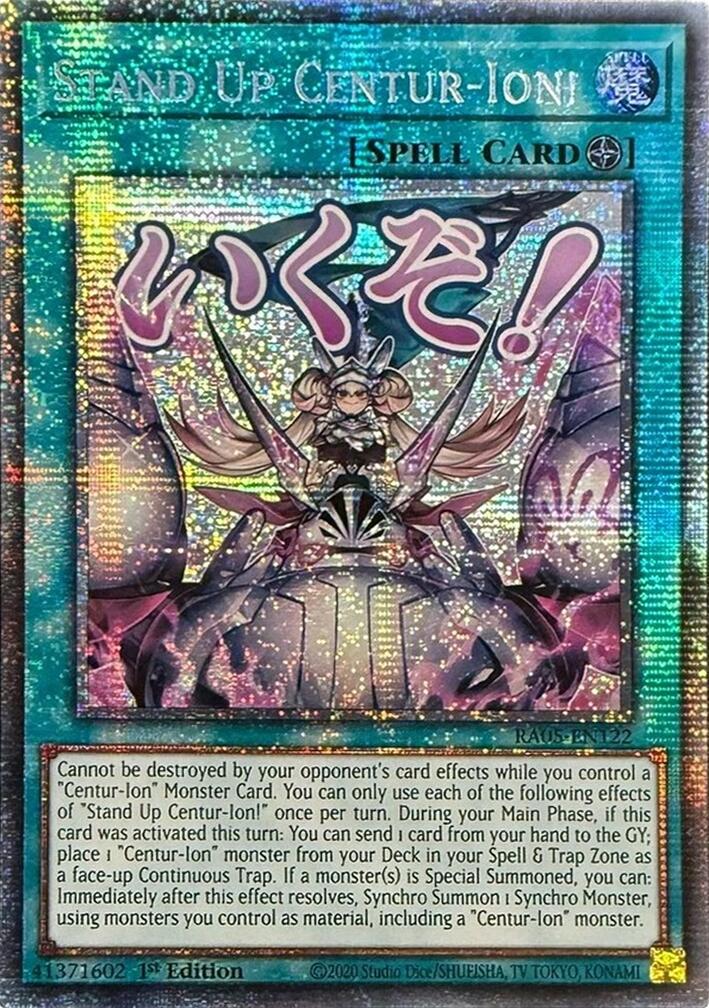 Stand Up Centur-Ion! (Starlight Rare) [RA05-EN122] Starlight Rare