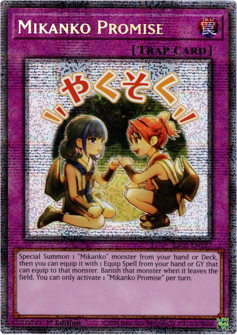 Mikanko Promise (Starlight Rare) [RA05-EN127] Starlight Rare