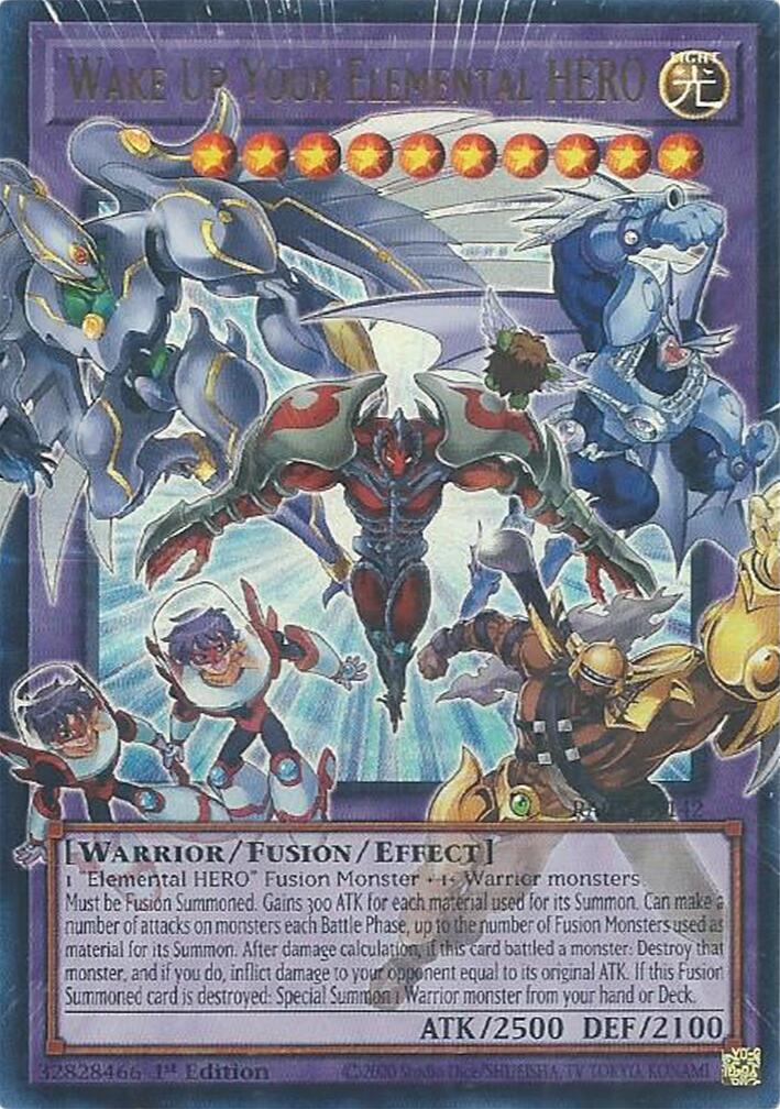 Wake Up Your Elemental HERO [RA05-EN142] Ultra Rare