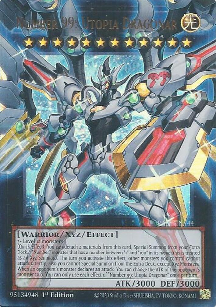 Number 99: Utopia Dragonar [RA05-EN144] Ultra Rare