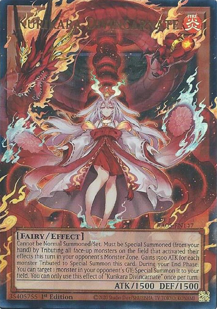 Kurikara Divincarnate [RA05-EN147] Ultra Rare