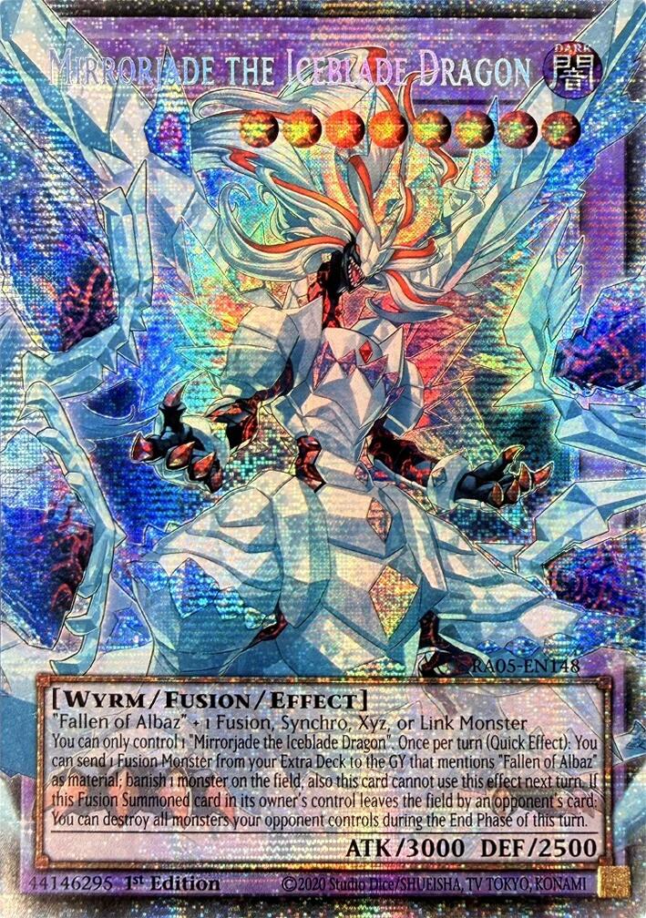 Mirrorjade the Iceblade Dragon (Starlight Rare) [RA05-EN148] Starlight Rare