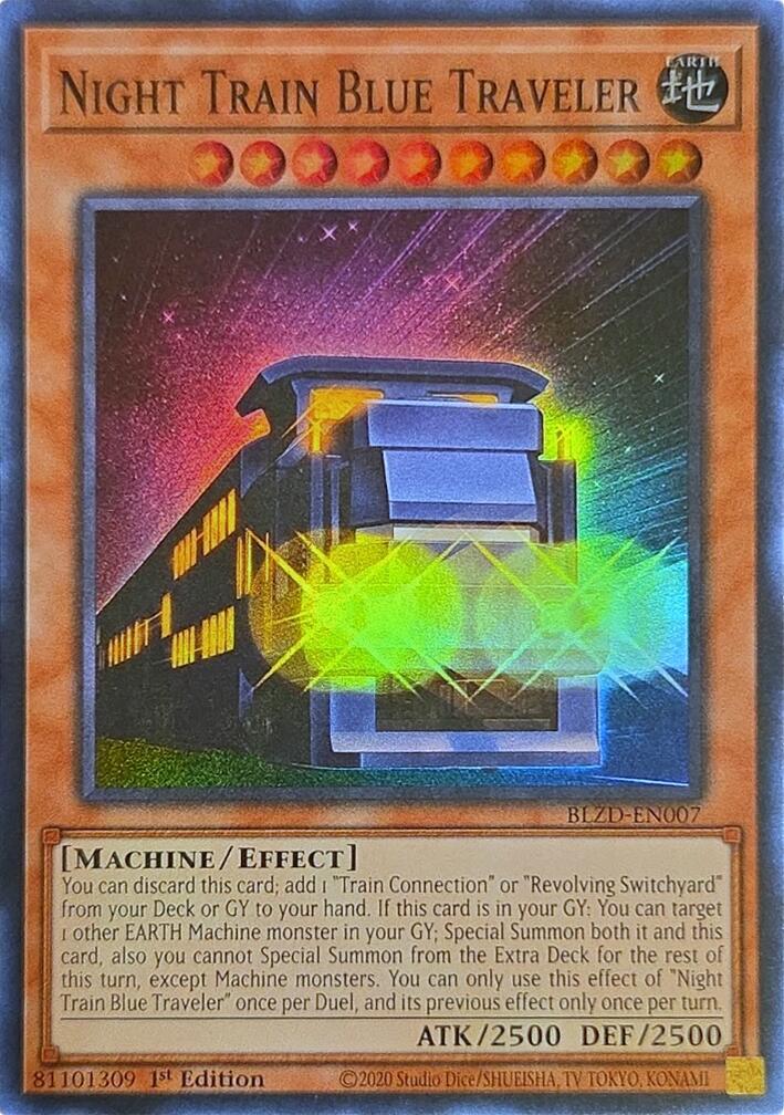 Night Train Blue Traveler [BLZD-EN007] Super Rare