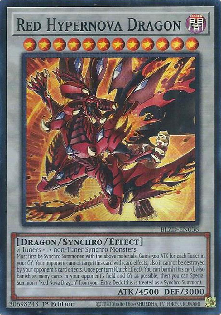 Red Hypernova Dragon [BLZD-EN038] Super Rare