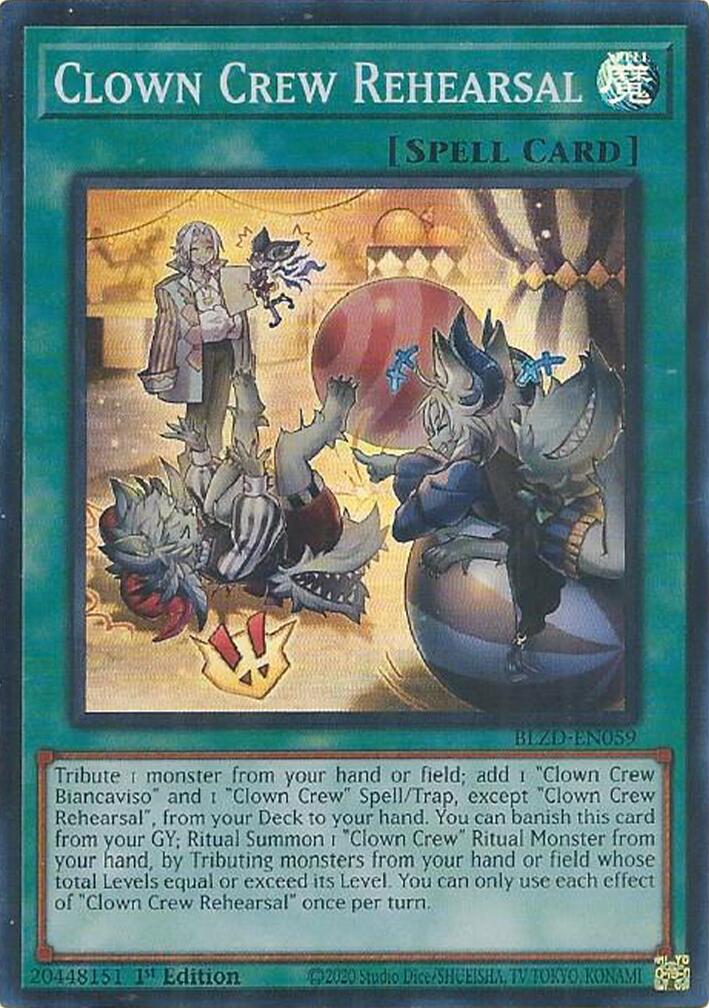 Clown Crew Rehearsal [BLZD-EN059] Super Rare