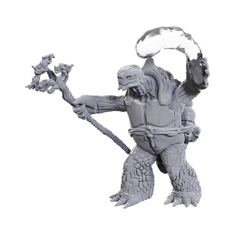D&D Nolzur's Marvelous Miniatures: Unpainted Minis- Tortle Druid & Wild Shape Giant Lizard