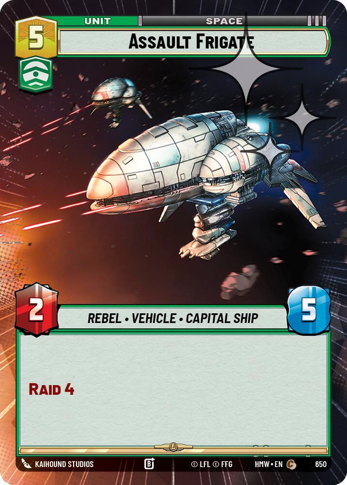 Assault Frigate (650) (Hyperspace Foil) (650) [Homeworlds]