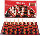 Full-Size Staunton Chess Set -  32 Pieces & Folding Board
