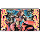 Playmat: MTG Black Stitched- Aetherdrift- Chandra, Apark Hunter (Variant Art PW)