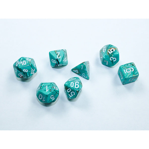 7-Die Set Mini Marble: Oxi-Copper/White
