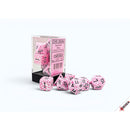 7-Die Set Speckled Dice: Pink