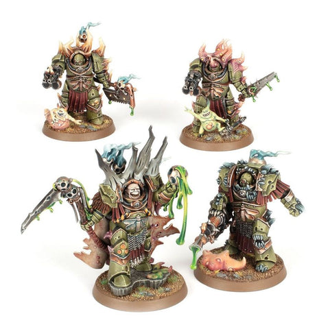 Warhammer 40K: Death Guard - Lord of Contagion and Blightlord Terminators