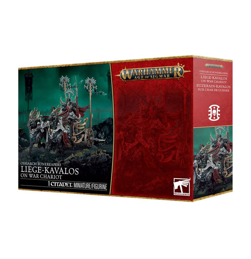 Age of Sigmar: Ossiarch Bonereapers - Liege-Kavalos on War Chariot