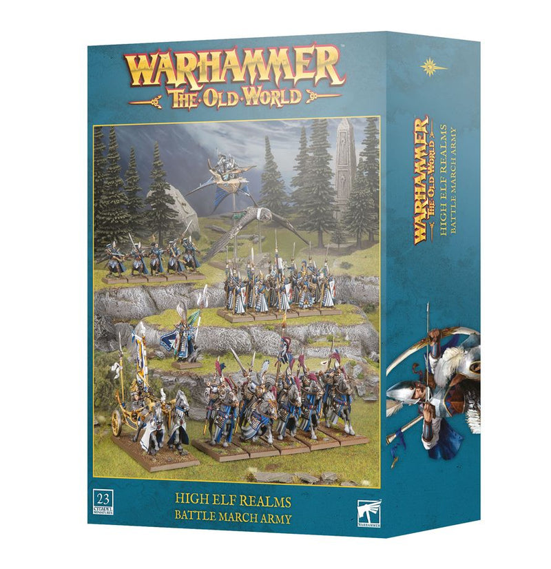 Warhammer Old World: High Elf Realms - Battle March Army
