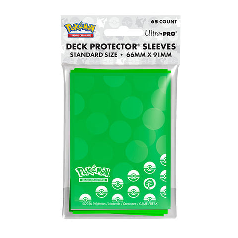Deck Sleeves: Pokemon Energy- Grass Type (65ct.)