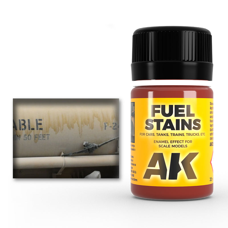 AK Interactive Fuel Stains