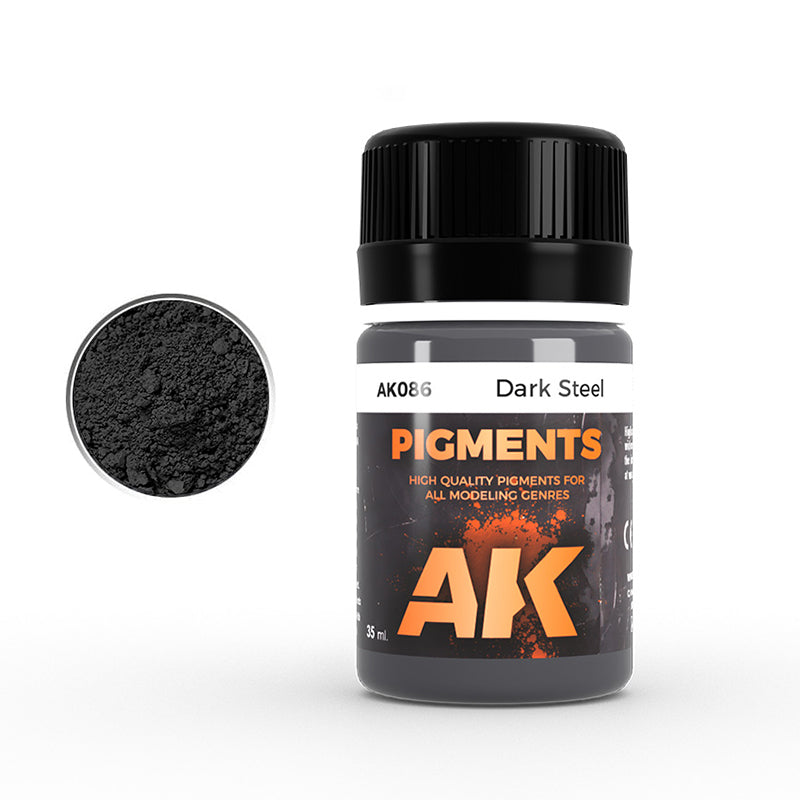 AK Interactive Dark Steel Pigment