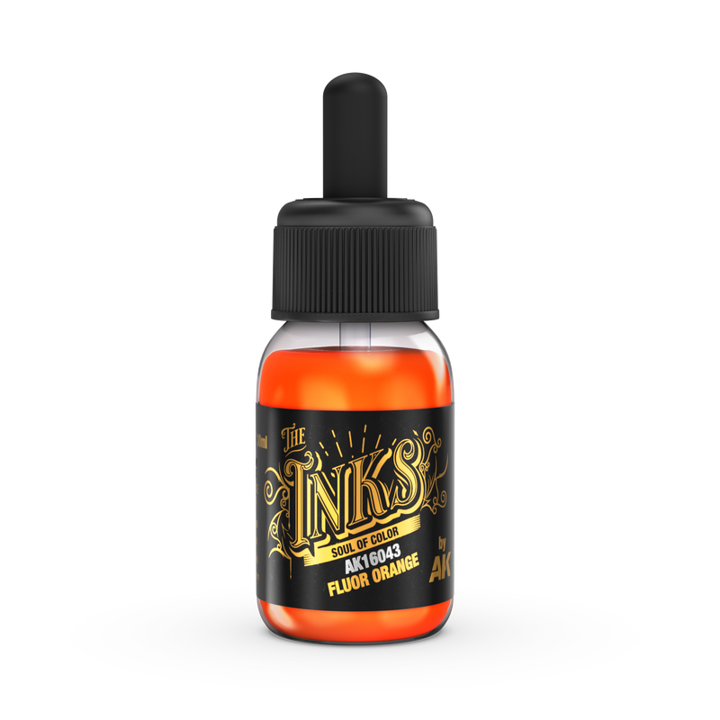 AK Interactive The INKS Fluor Orange 30ml