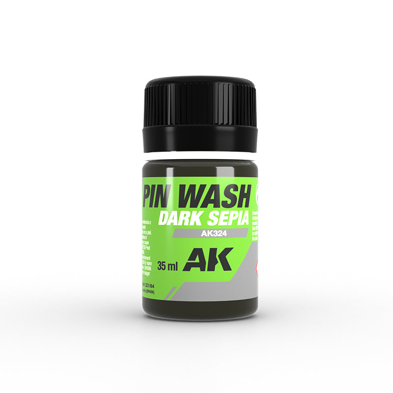 AK Interactive Pin Wash Dark Sepia 35ml