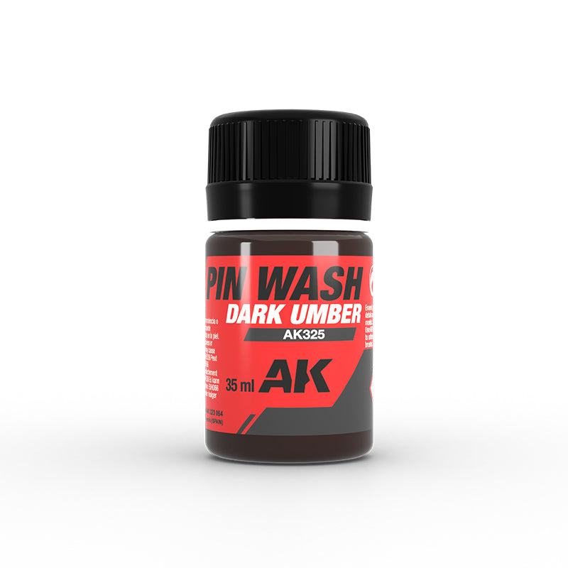 AK Interactive Pin Wash Dark Umber 35ml
