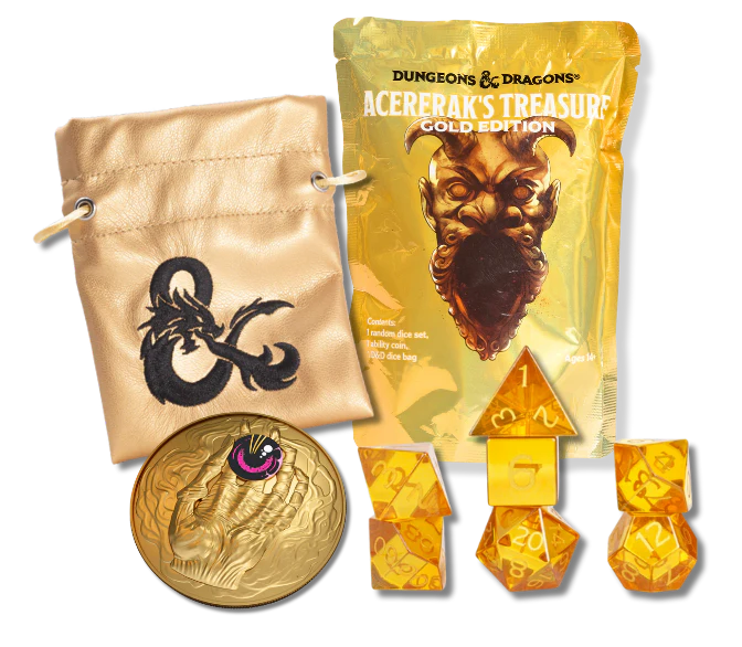 Sirius Dice D&D Acererak's Treasure - Gold Edition