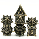 Warrior's Flail: Bronze - Metal RPG Dice Set
