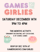 December Games for the Girlies RSVP