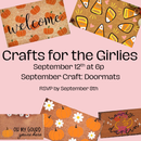 Crafts for the Girlies: Door Mats - 09/12/25