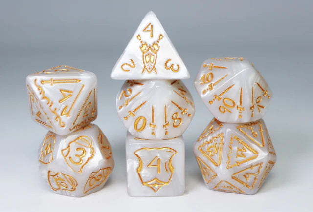 Queen's Armory: Holy - 25mm RPG Dice Set