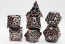 16mm Metal Polyhedral Dice Set - Vampiric Arrow